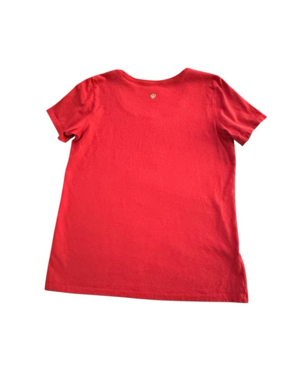 Life Is Good Women’s T-Shirt Medium Short Sleeve Wine Glass Half Full Fuchsia - Picture 4 of 7
